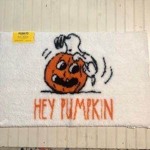 Rae Dunn: Halloween theme bathroom rug